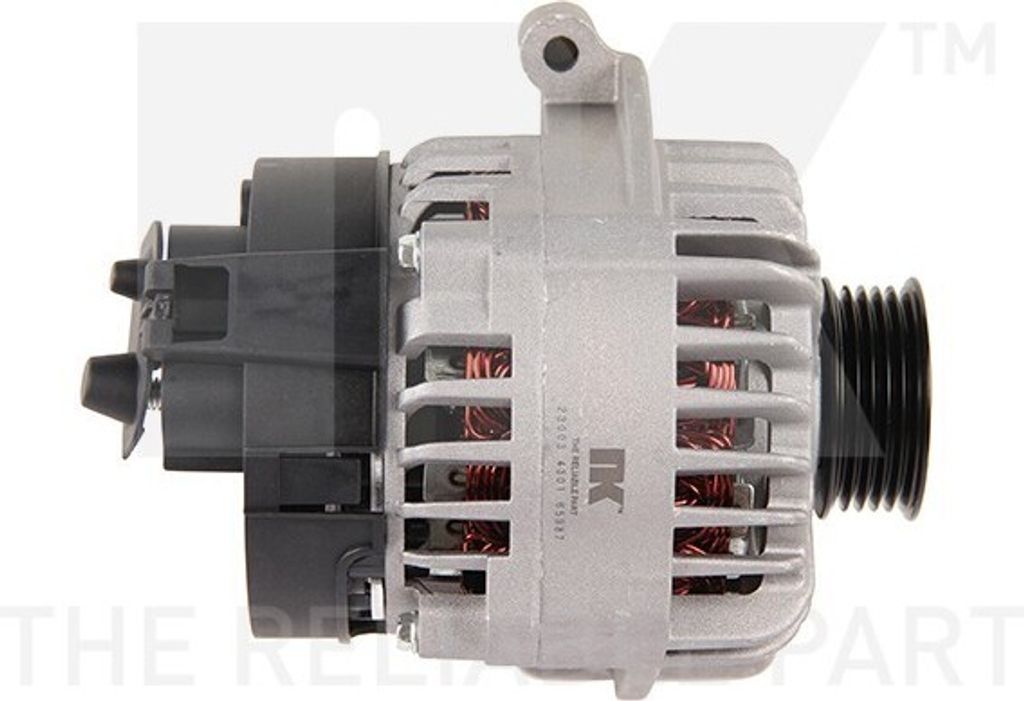 Generator 75 A 14 V mit Mehrfachriemenscheibe 5 Rippen, Riemenscheiben-Ø 54 mm, Bohrung-Ø 9 mm