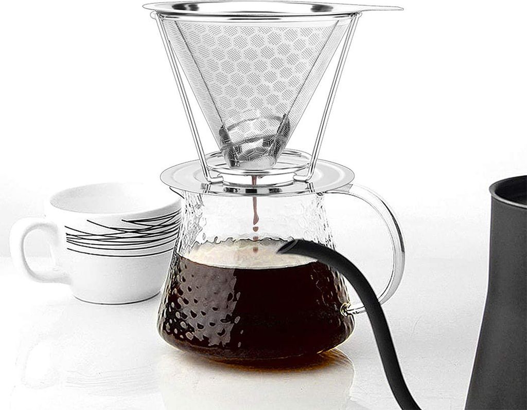 Edelstahl-Kaffeefilter Für Einmachgläser – Wiederverwendbar, Feinmaschig, Für Standard- & Weithalsgläser (237 Ml Bis 1,8 L), Einfach Zu Reinigen