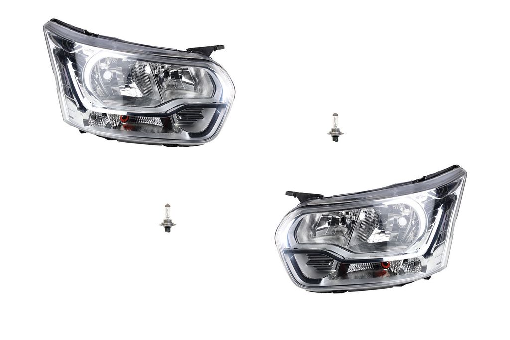 Johns, Scheinwerfer Halogen passend für Ford Transit 13 13- H15 mit H7 Set Links Rechts 1830357 1815696 1817487 1819826 1865207 1865209 1877027 BK...