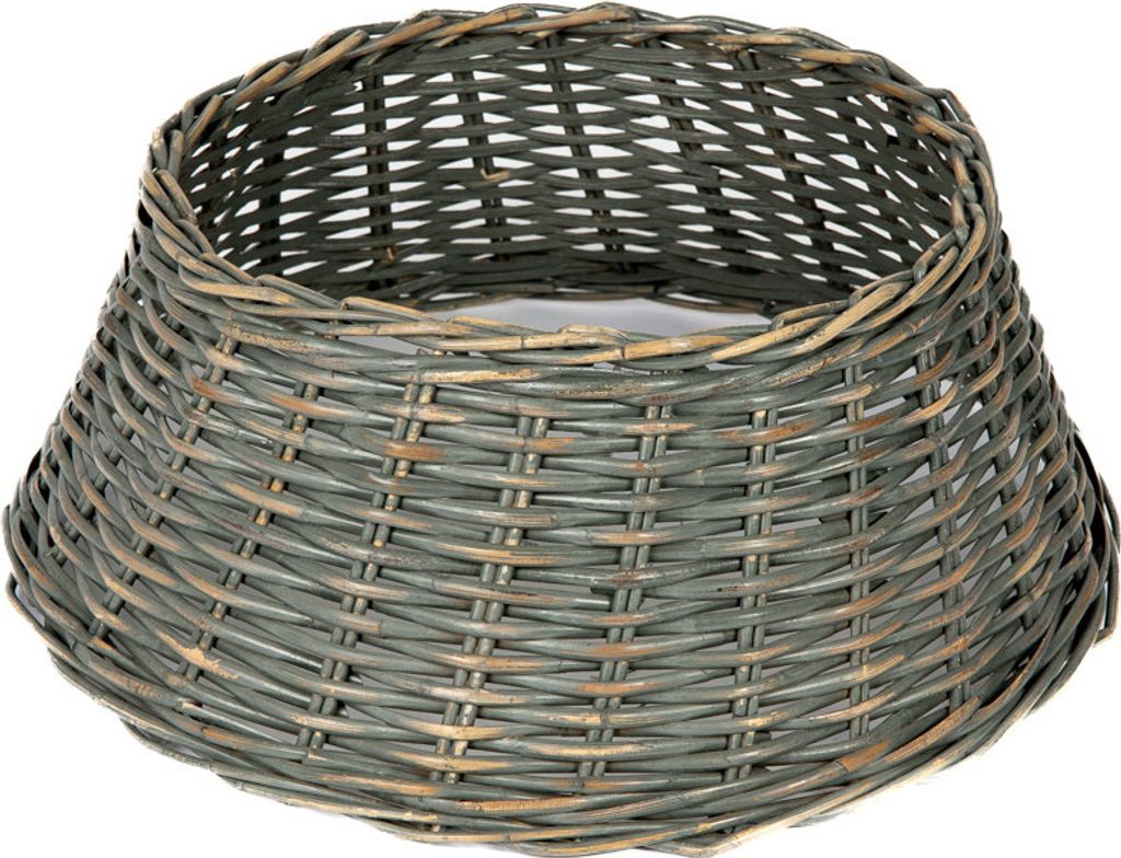 Westmann Rattan Weihnachtsbaum Rock Santa -1 Grau Ø 65 cm Produktbild 
