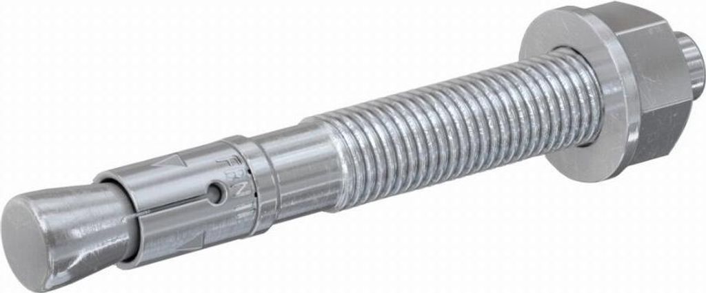 Fischer FBN II 12/50, Spreizdübel, Beton, Metall, Silber, Stahl, M12x99