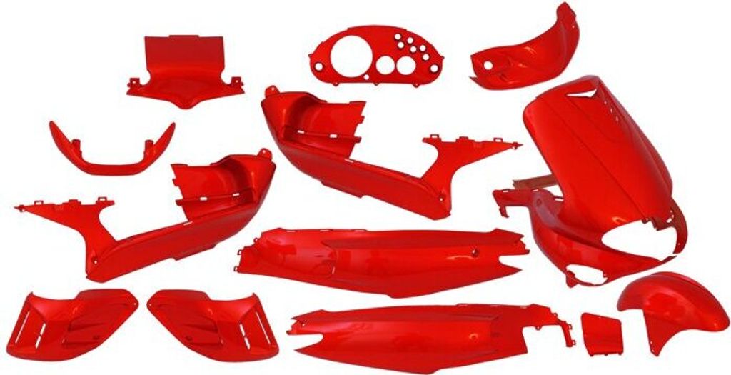 Kit d'habillage EDGE 15 pièces rouge pour Gilera Runner Image du produit 