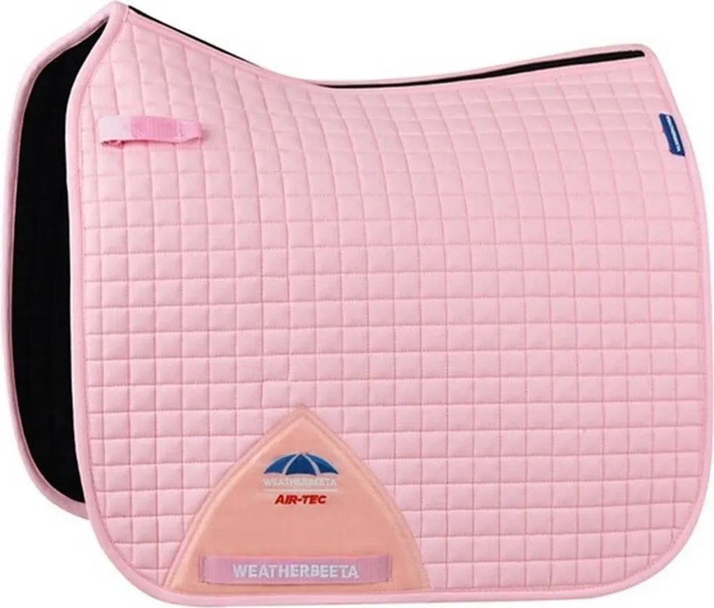 Tapis de Selle Dressage pour Cheval Weatherbeeta Air-Tec Rose Pastel