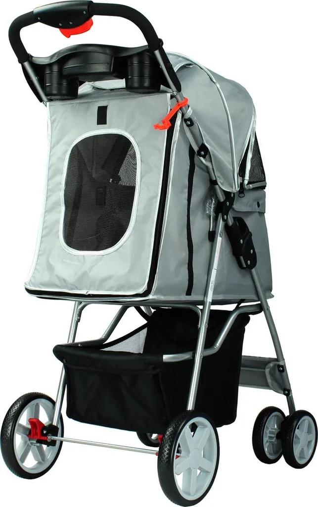 Poussette légère Hipet gris : solution compacte pour voyager sans encombre - 11