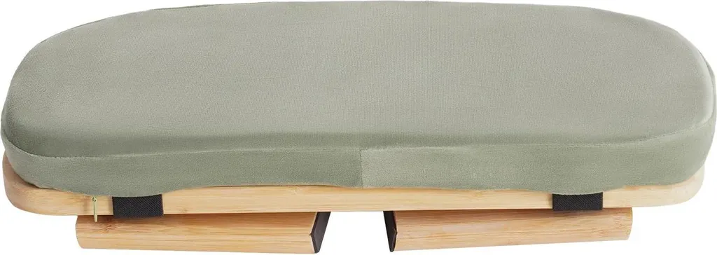 Banc de méditation et yoga pliable en bambou avec inclinaison de 5°