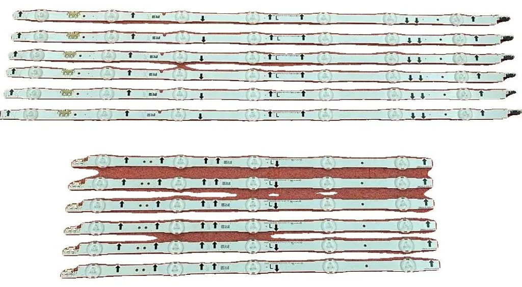 Réparer écran TV sombre : Barre LED 1158mm cuivre haute performance