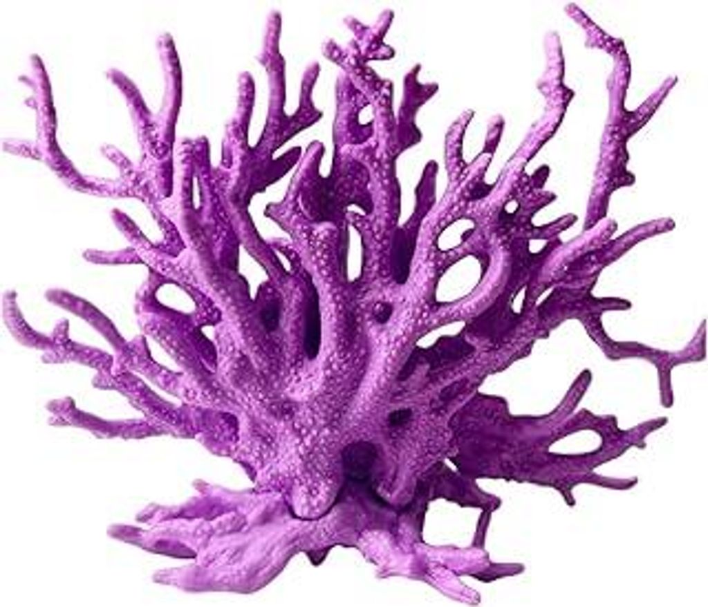 Holz Aquarium-deko Gefälschte Koralle, Garnelen Aquarium & Aquarienpflanze Echt, Geeignet für kleine bis mittlere Aquarien (lila)