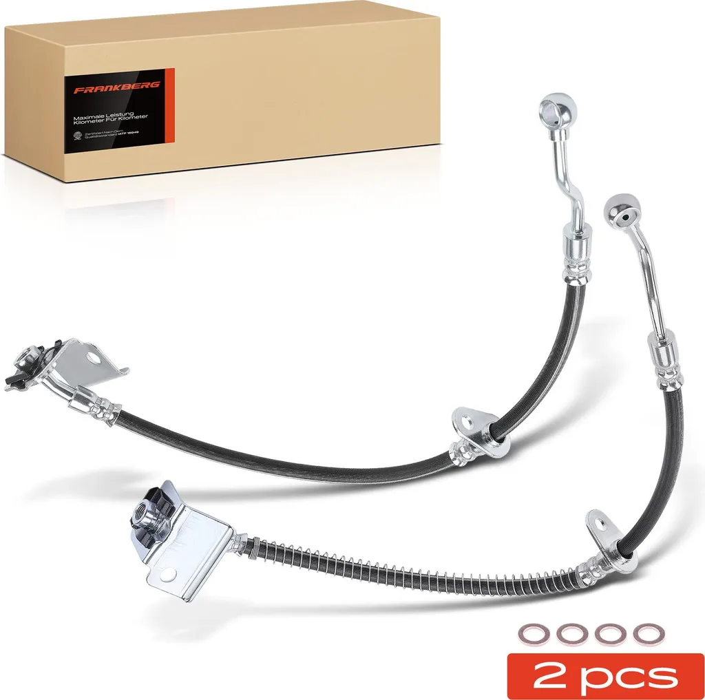 2 Flexibles de Frein Renforcés pour Hyundai Accent III 1.4 1.6 Essence