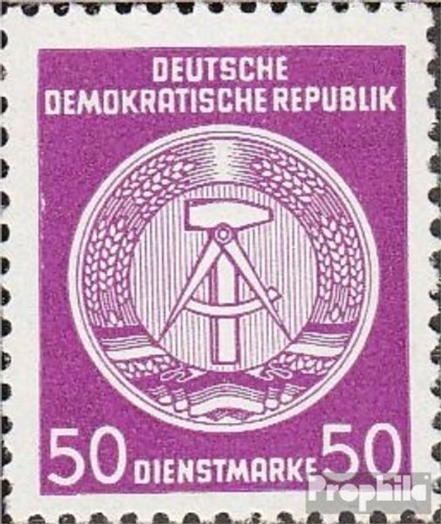 Briefmarken DDR 1954 Mi DA26X I postfrisch Zirkelbogen nach rechts