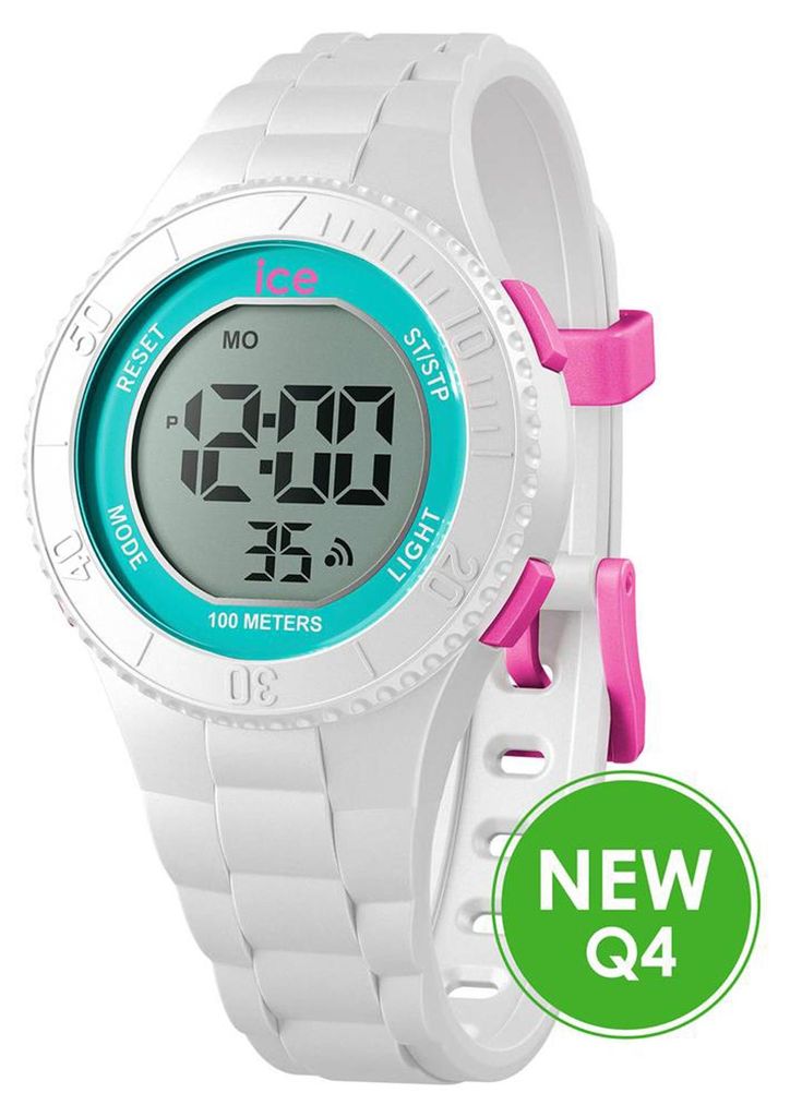 Ice-Watch 021270 ICE digit White turqouise small Uhr Produktbild 
