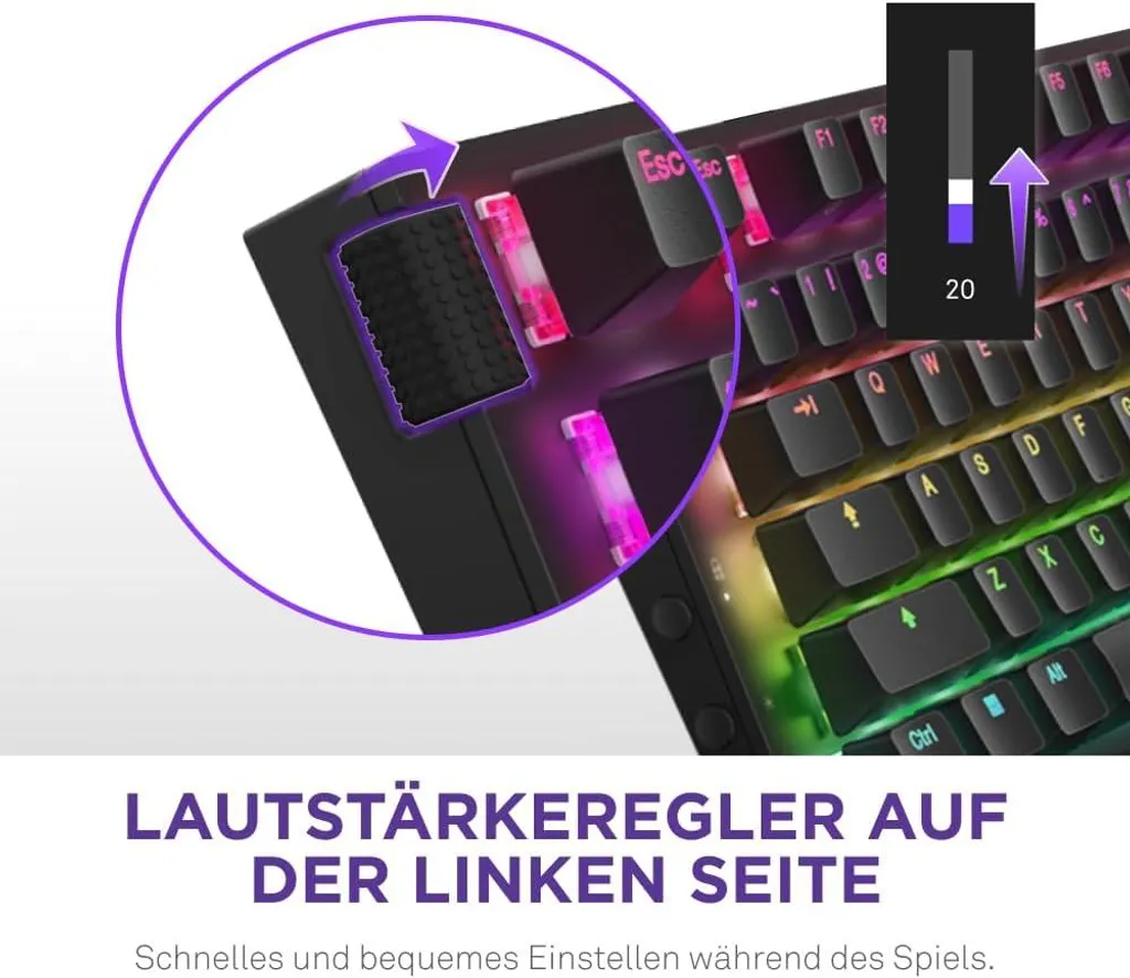 Clavier Gaming NZXT Function 2 Performance Esports Optique RGB Noir Pro - 6