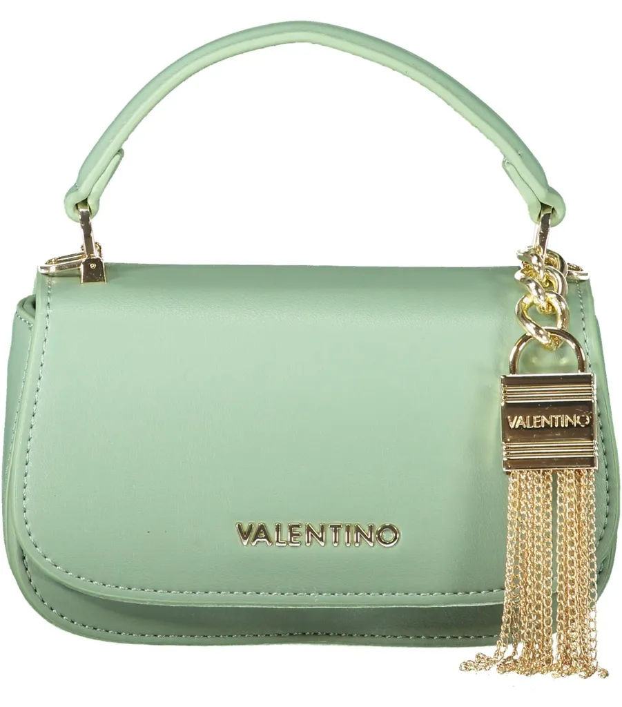 Sac à main vert exclusif pour femme avec fermeture bouton-pression chic
