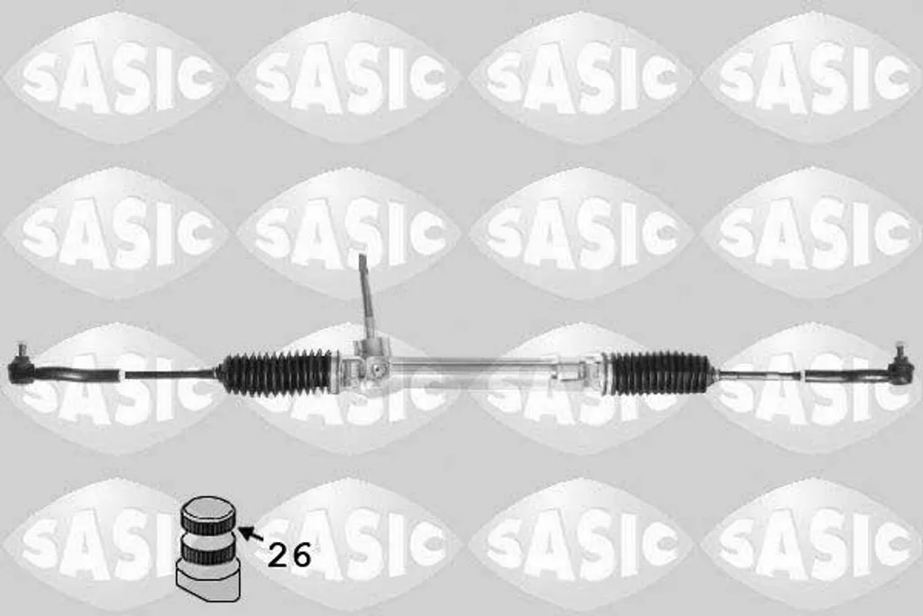 Crémaillère de direction pour Fiat Panda - Boîtier SASIC Fiable 7376008