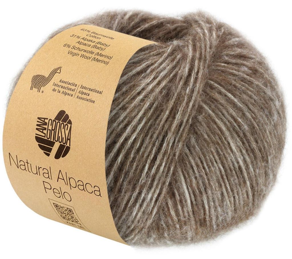 Lana Grossa NATURAL ALPACA PELO 50 g flauschige Produktbild 