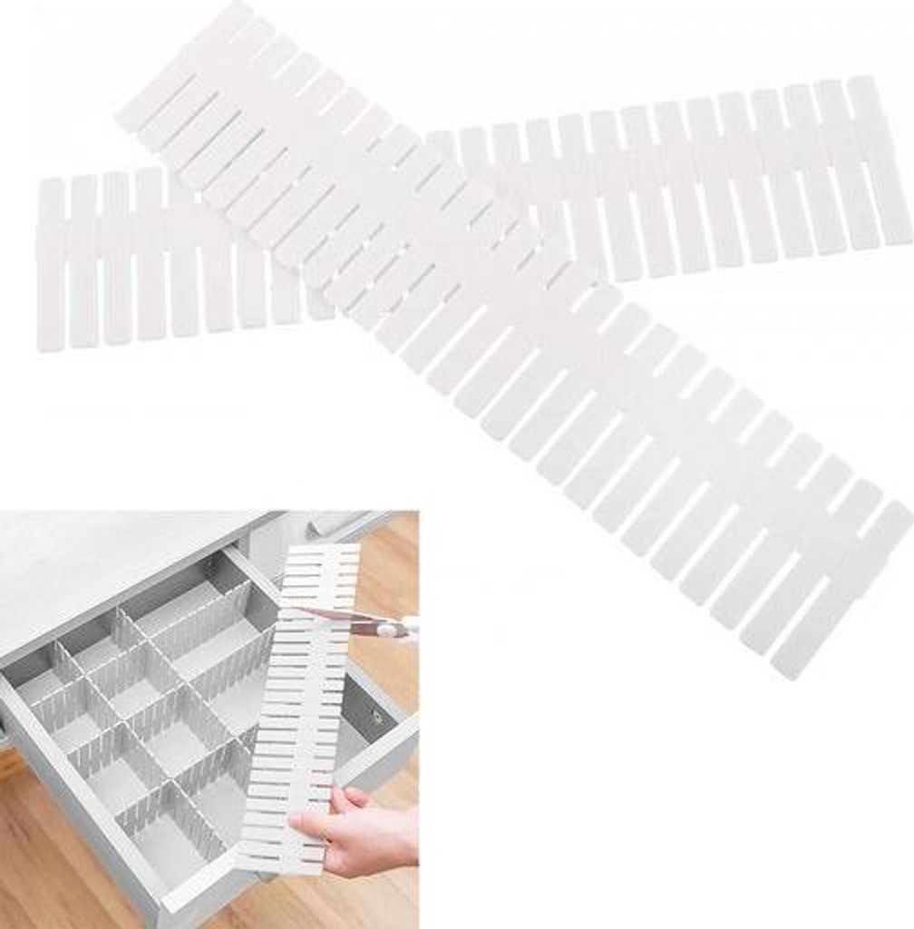 16 Stück Schubladeneinteiler Verstellbare Schubladen Organisers