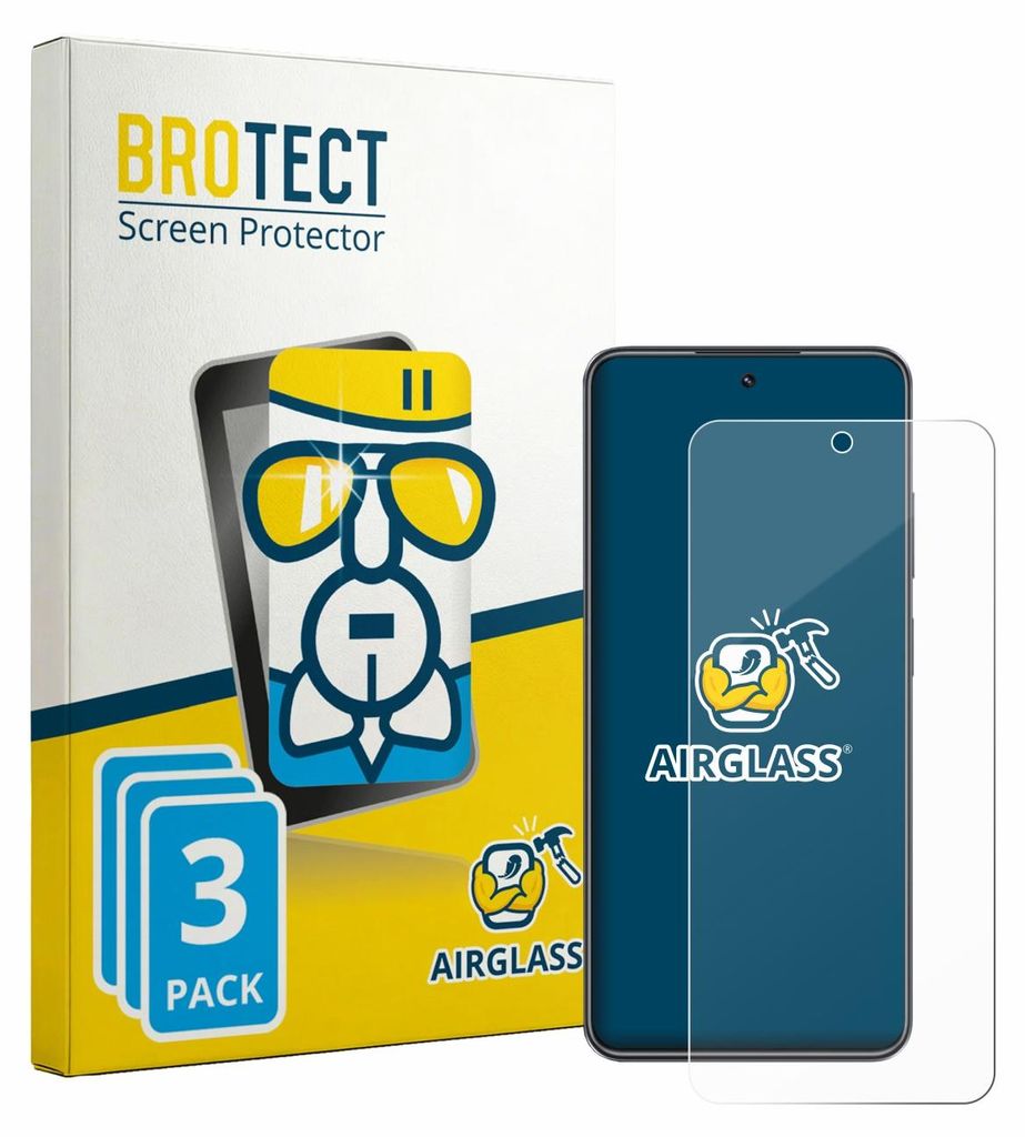 3x BROTECT Schutzglas für Realme C73 Schutzfolie Panzer Folie Glas Display Schutz klar
