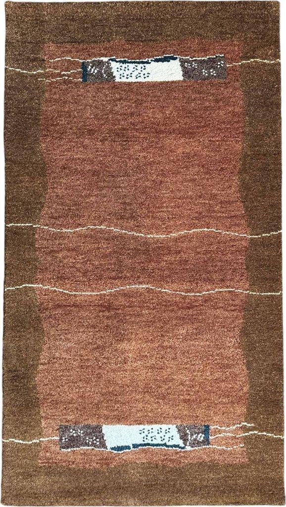 Teppich GABBEH ROYAL | Handgeknüpft | Farbe: Braun; Größe: 200x250 cm | strapazierfähig und leicht zu reinigen | Wohnzimmer | Schlafzimmer