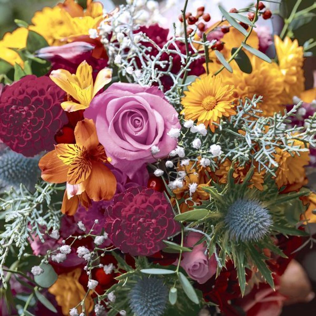 240 Duni Tissue-Servietten 33 x 33 cm Meadow Bouquet 3-lagig