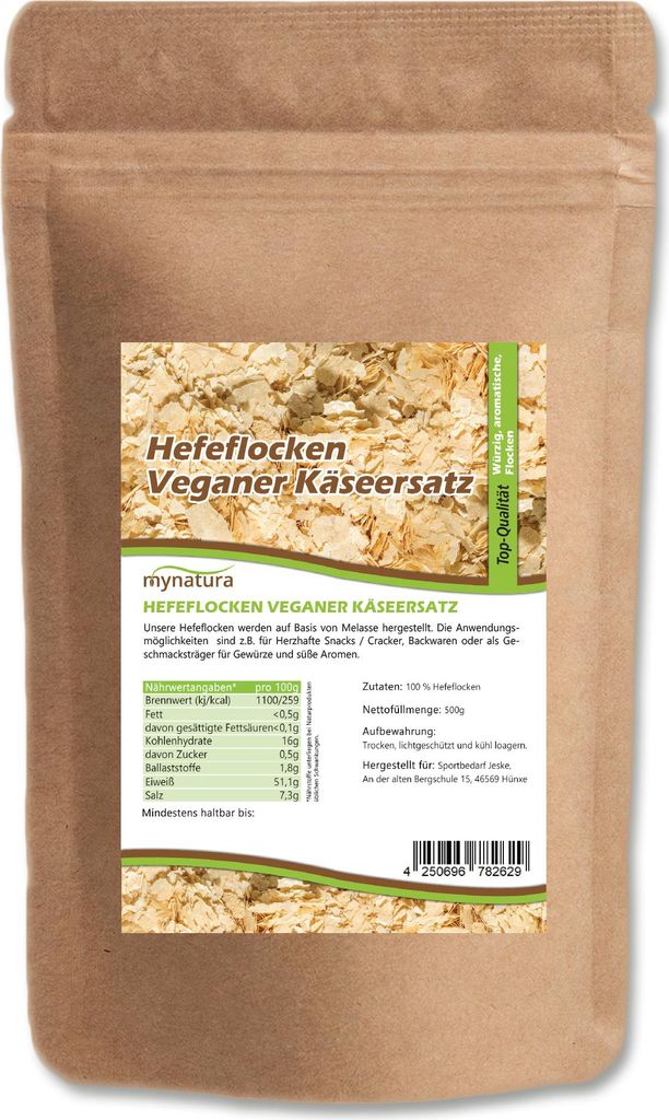 Mynatura Hefeflocken 500g Käseersatz Vegan