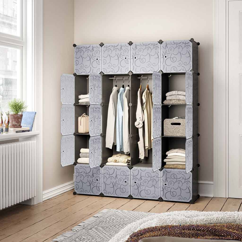 Mondeer Kleiderschrank 20 Kubus Kunststoff Kleiderschrank Produktbild 3