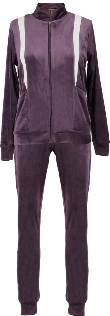 RAIKOU Damen Schlafanzug 40/42 Nicki Velours Trainingsanzug Produktbild 