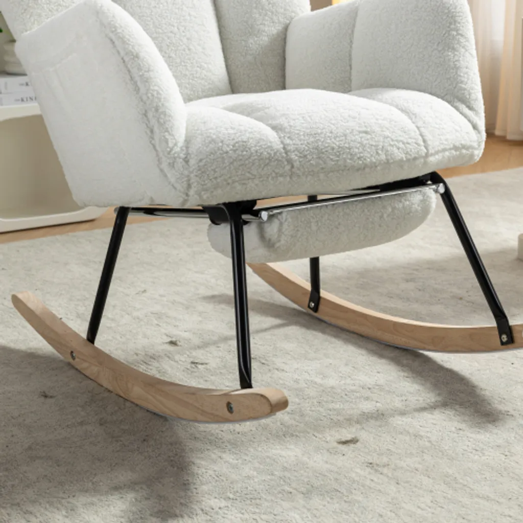 Fauteuil de relaxation à bascule AIORBER idéal pour la lecture au salon - 6