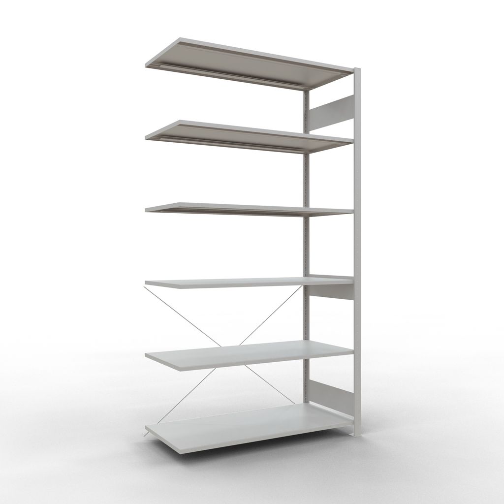 Stecksystem Anbauregal - 2500x1300x600 mm, Typ 150 kg