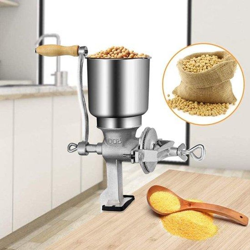 Handgetreide-Mühle - Handbetriebene Getreidemühle - Handmühle für Getreide