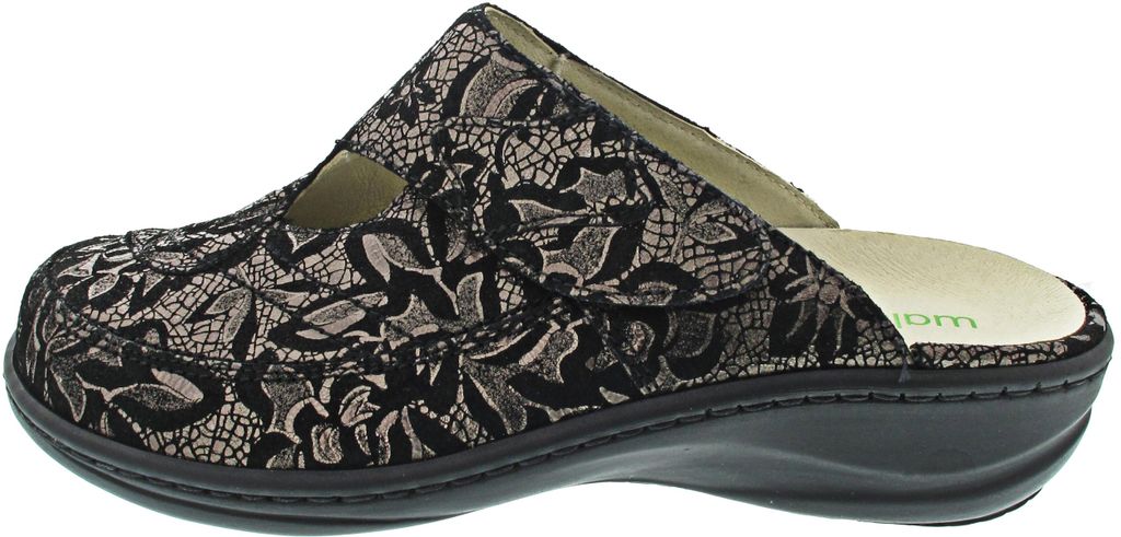 Waldläufer Heria Clogs Schwarz in Gr. 38 Produktbild 