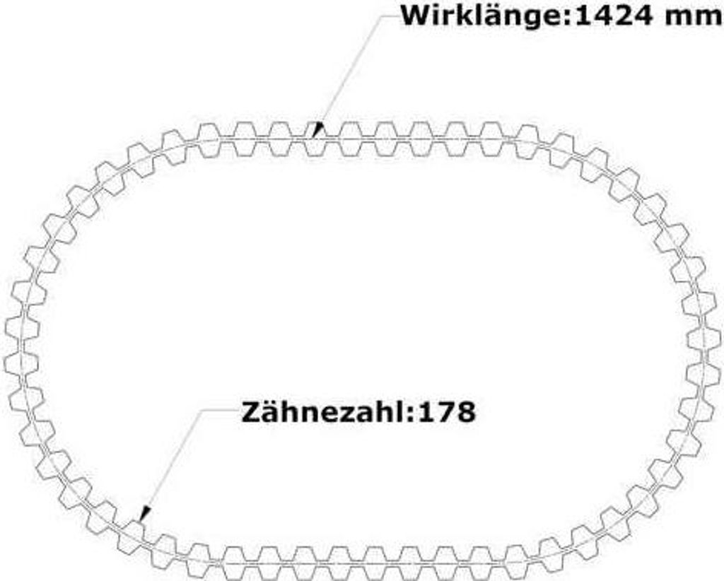 Doppelzahnriemen 200-DS8M-1424 (20 mm Breit)