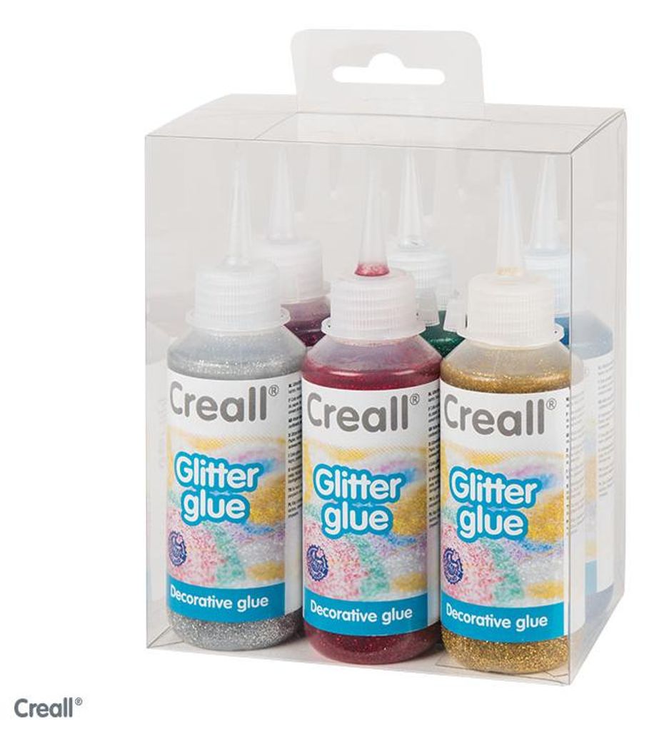 Creall Glitzerkleber-Set, 6 x 100 ml Produktbild 