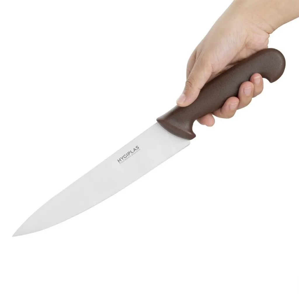Coltello da chef Hygiplas 21,5 cm marrone - 2