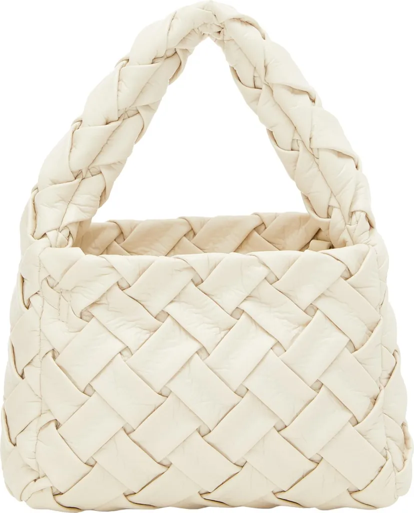 Sac à bandoulière blanc laine FELIPA femme - Texture douce et moderne