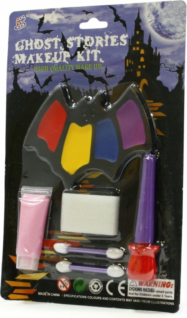 Halloween Make-up Set Vampir - Schminke für Fasching & Karneval - Leicht abwaschbar