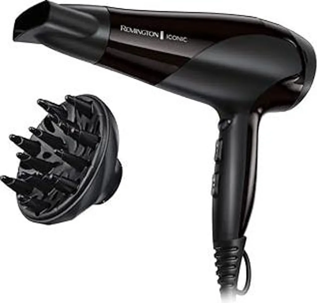Asciugacapelli Remington D3198 Nero - Piega da Salone a Casa Tua