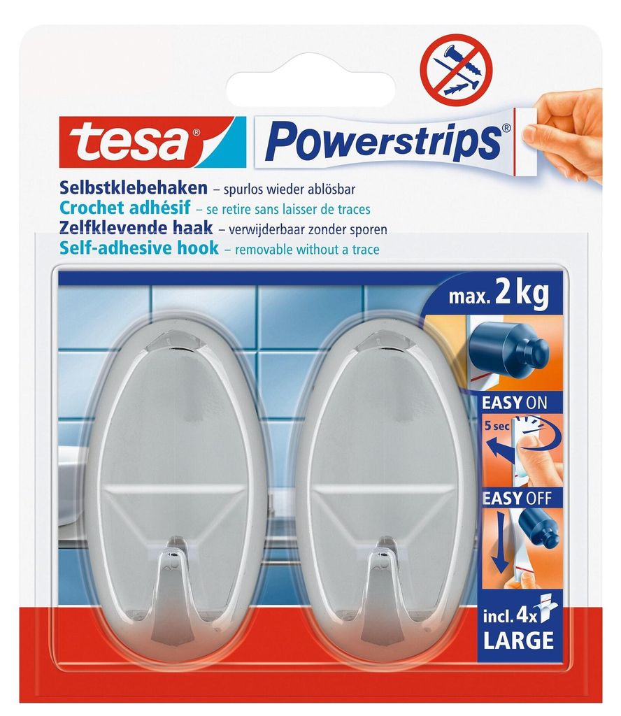tesa® 58050-00012-01 Sistema Powerstrips® - Ganchos, Imagen del producto 