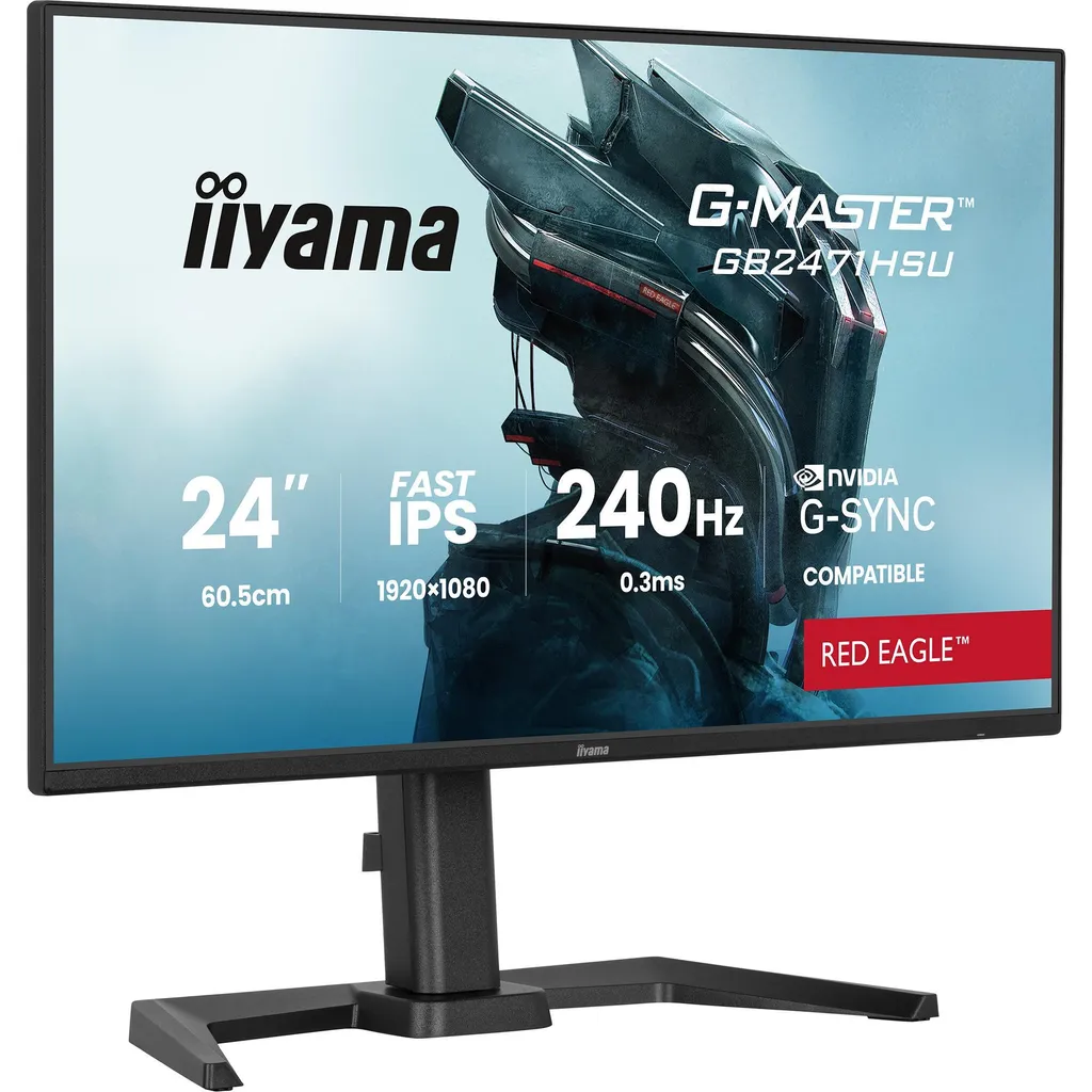 Moniteur PC 24 pouces 16:9 avec dalle IPS et double entrée HDMI Iiyama