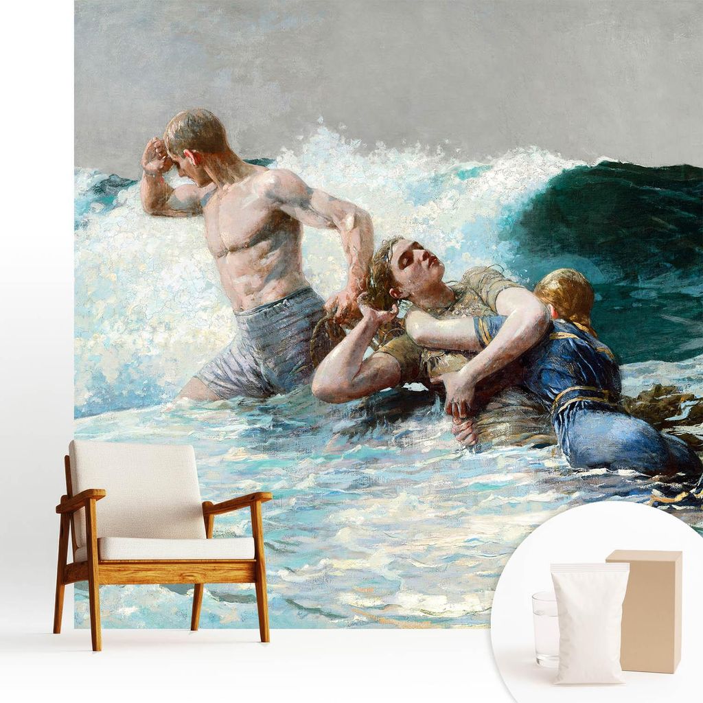 Fototapete - 250x250 cm - Tapete - Wandtapete - Wandbilder - Dekofolie - Tapete Folie - Wand - Dekoration - Wohnzimmer - Seekrieg