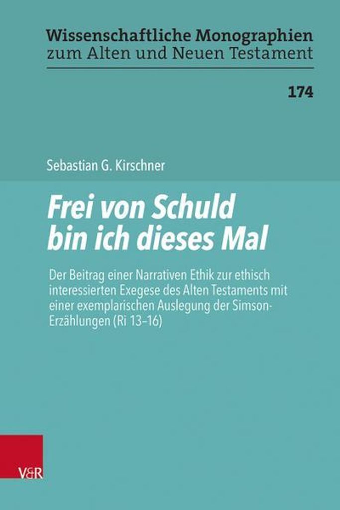 Frei von Schuld bin ich dieses Mal