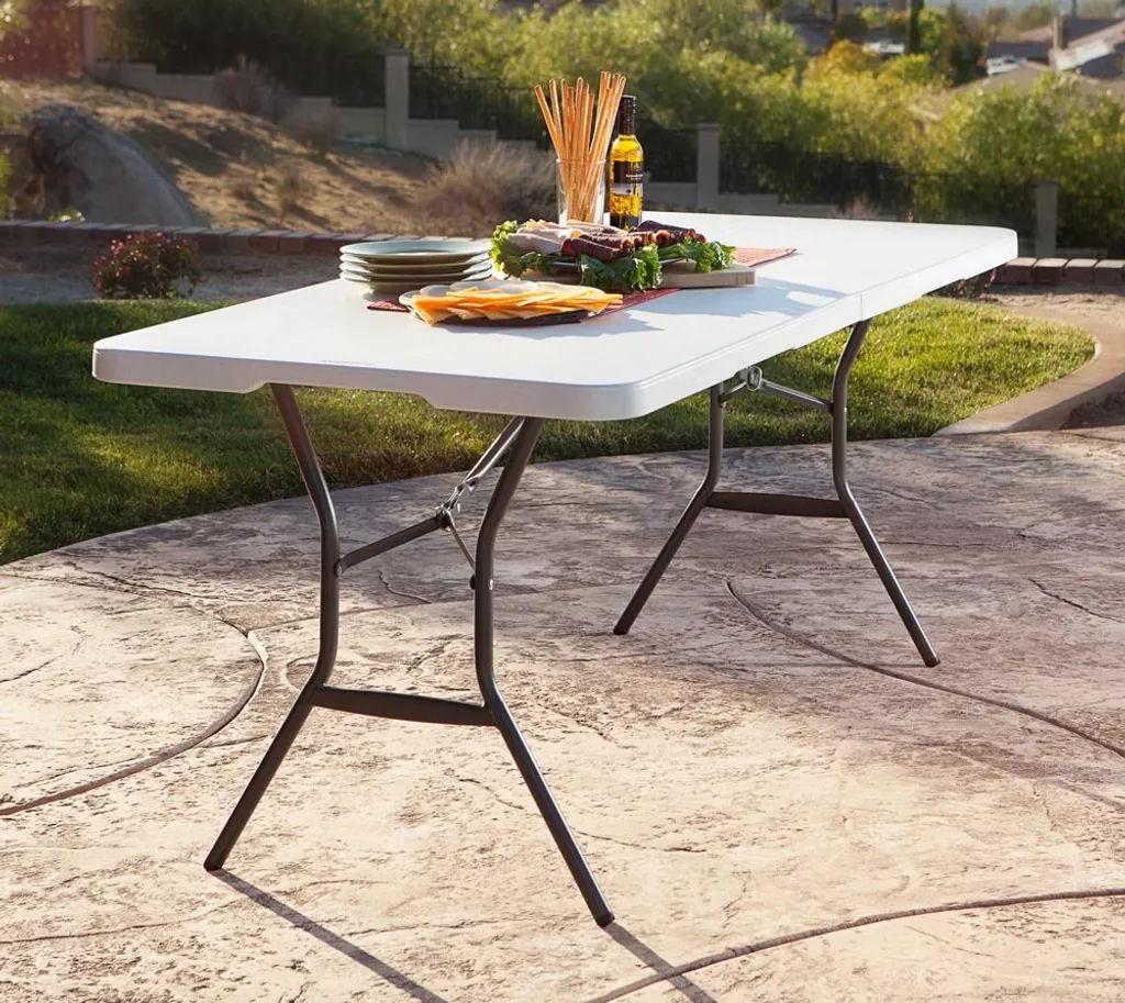 Table pliante plastique 182x76cm - Gain de place, Solide, Lifetime - 6