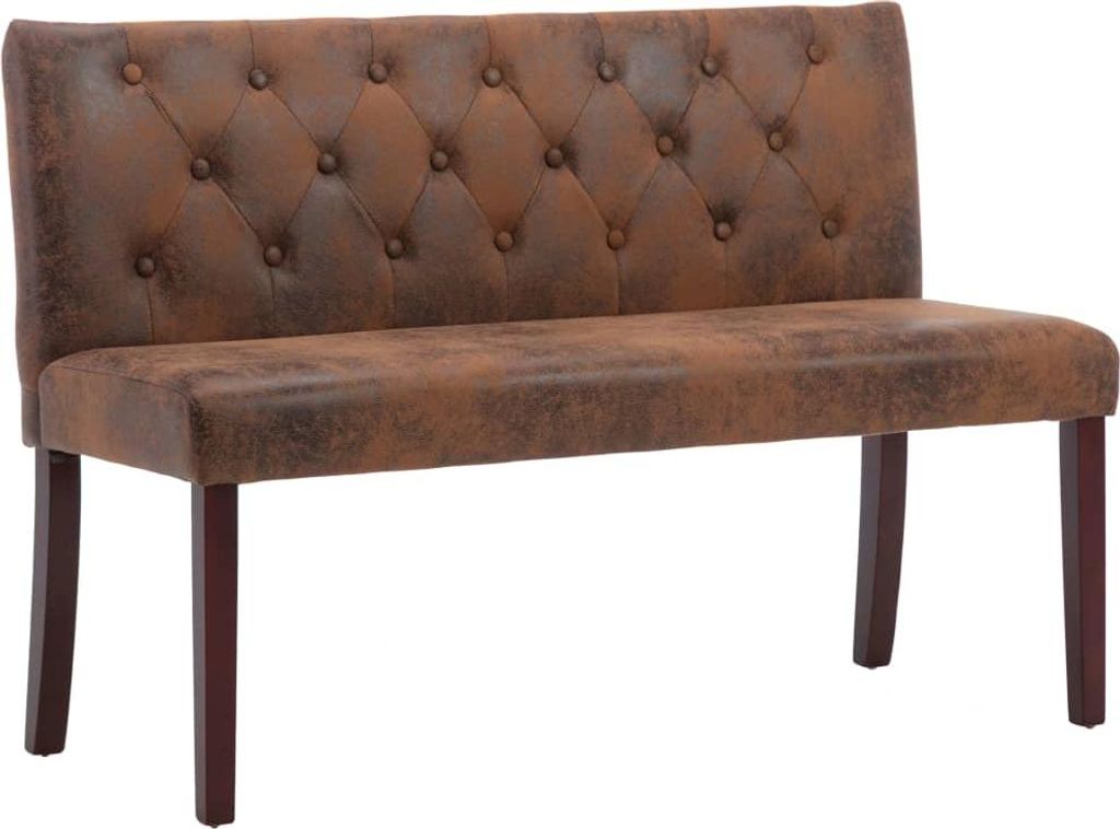 vidaXL Lavice 120 cm Hnědý Velur Obrázek produktu 