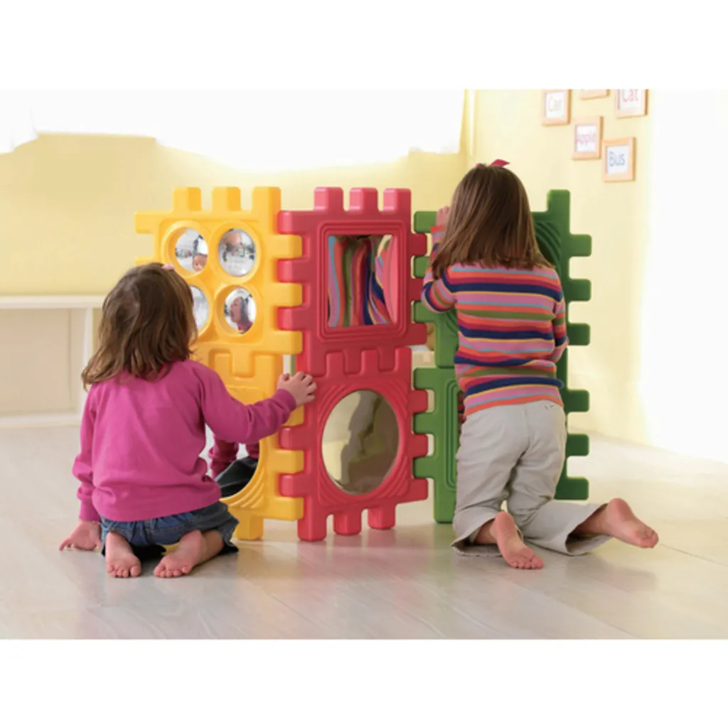 Blocs de construction We-Block sécurisés : Miroirs incassables pour bébés - 3