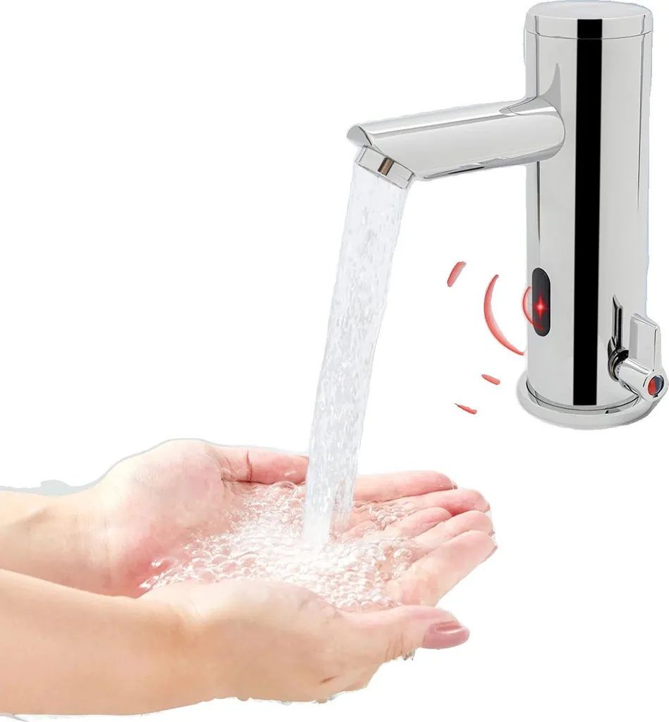 Rubinetto touchless, tecnologia a sensori intelligente, temperatura regolabile