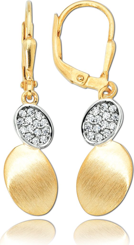 Balia Ohrhänger Gold 333 weiß, gold Damen Schmuck BGO0048GW
