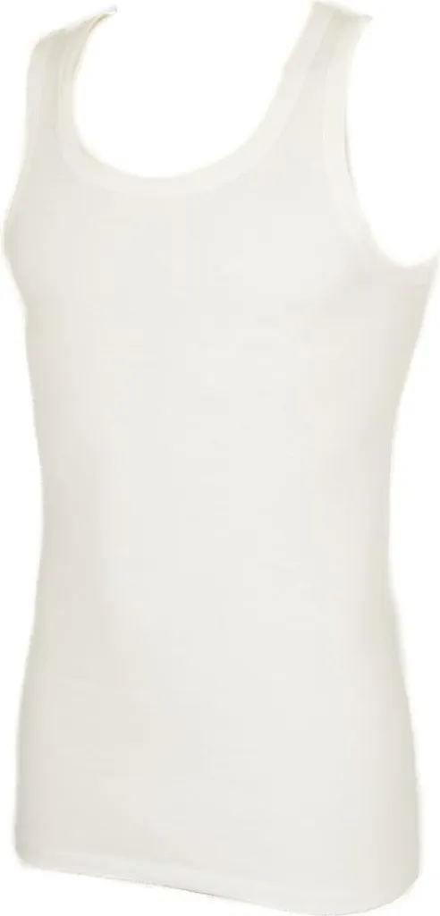 Maillot de corps homme larges épaules en tricot de laine douce