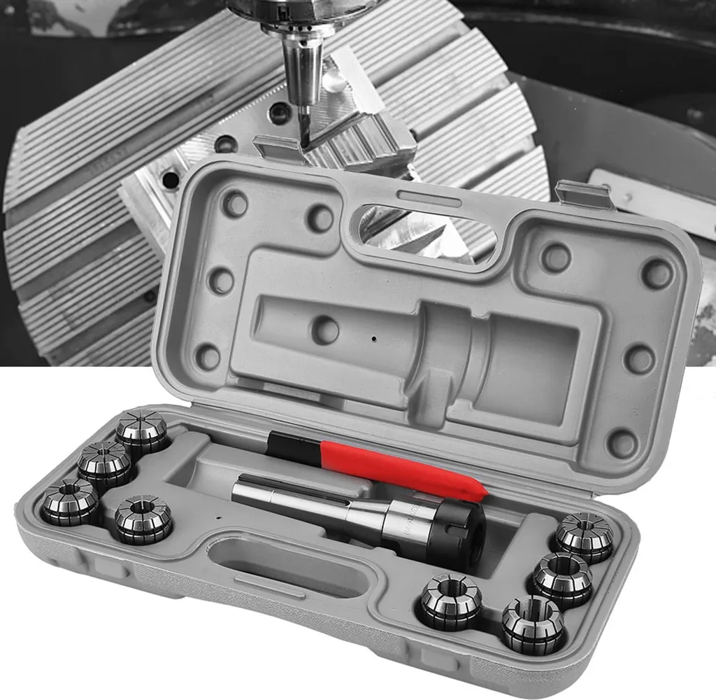 Coffret Mandrins à Pince R8-ER32 Jeu de 10 Pièces pour Fraiseuse