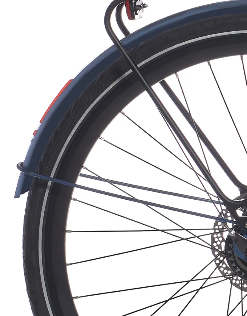Protection de roue arrière Cortina 28 Mozzo Blue Ash pour cyclisme urbain