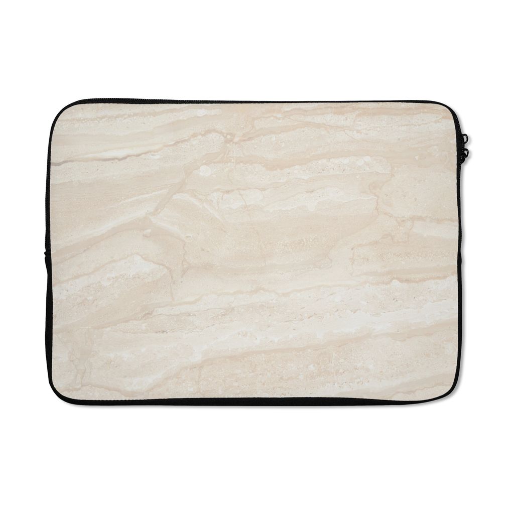 MuchoWow Laptop Hülle 14 ZollMarmor - Kalk - Sand - Textur Laptoptasche - Laptoptasche - Stoßsicher - Schutzhaube