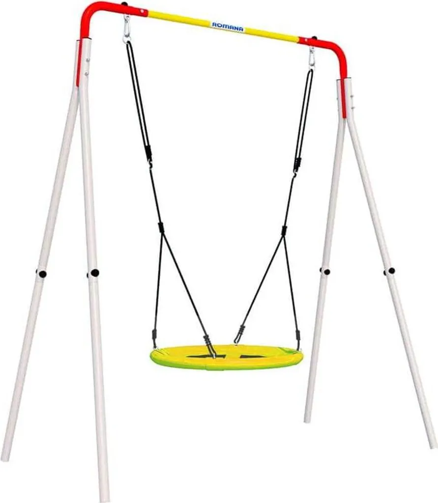 Balançoire ronde nid d'oiseau 80cm de diamètre pour portique de jardin