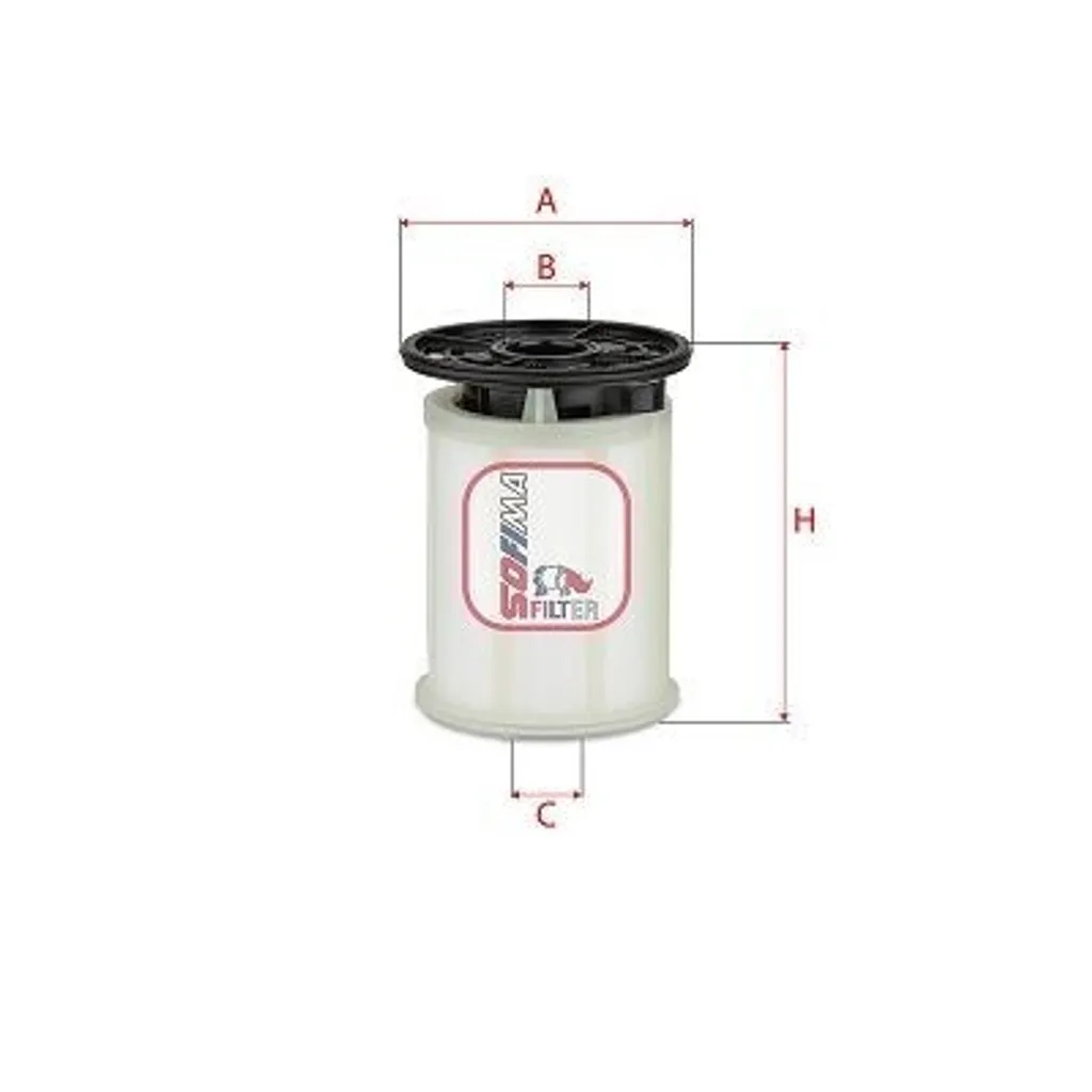 Filtre à carburant haute efficacité SOFIMA S H2O6 NE anti-corrosion